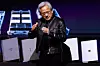 Nvidia's CEO Jensen Huang meets the press on the sidelines of the annual tech show Computex Taipei in Taipei, Taiwan, on June 2. [REUTERS/YONHAP]