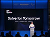 Samsung Electronics' head of visual display business, Lee Won-jin, speaks at the Samsung House in Milan on Feb. 9. [NEWS1]