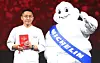 Chef Kang Min-goo, whose restaurant Mingles received the only three-star award, poses during the “Michelin Guide Seoul & Busan 2026” ceremony at Signiel Busan in Busan on March 5, 2026. [NEWS1]