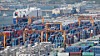 Export containers are piled up at the Port of Pyeongtaek in Gyeonggi on May 8. [NEWS1]