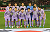 Members of the Korean starting lineup for a friendly football match against Austria pose for photos before the kickoff at Ernst-Happel-Stadion in Vienna on March 31. [YONHAP]