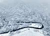 Heavy snowfall covers Guryongryeong, an old road in Yangyang County, Gangwon, on March 2. This comes after forecasts of heavy snowfall in northern regions by weather authorities. [YONHAP]