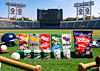 Lotte Wellfood announced on April 20 that it has released collaboration products with the Korea Baseball Organization and will host the “2026 KBO Snack All-Star Game” event. The photo shows the lineup of KBO collaboration products including Pepero and Kokalkon corn snack. [YONHAP]