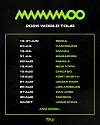 A poster for girl group Mamamoo's upcoming tour [RBW]