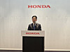 Honda Korea's president and CEO, Lee Ji-hong, speaks at a press conference on April 23. [JOONGANG ILBO]