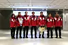 The Korean Sat Peak expedition team pose for a photo. [KOREA ALPINE FEDERATION]