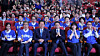 Members of the ruling Democratic Party await the results of the exit poll for the local elections on June 3 at the party’s situation room in the National Assembly in Yeouido, western Seoul. [YONHAP]