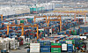 Export-bound containers are shown at the Pyeongtaek port in Gyeonggi on April 23. [NEWS1]