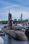 The KSS-III Dosan Ahn Chang-ho submarine arrives at Canadian Forces Base Esquimalt in Victoria, British Columbia, on May 23 to participate in a Korea-Canada joint naval exercise. [REPUBLIC OF KOREA NAVY]