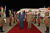 Russian Interior Minister Vladimir Kolokoltsev arrives in North Korea in a photo carried by Rodong Sinmun, which reported his visit on April 21. [YONHAP]