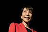 Japan’s Prime Minister Sanae Takaichi reacts as she arrives in Canberra, Australia, May 3. [REUTERS/YONHAP]