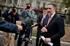 U.S. Trade Representative Jamieson Greer speaks with reporters at the White House in Washington, DC on April 2. [REUTERS/YONHAP]