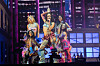 From left: Lara Raj, Yoonchae Jeong, Daniela Avanzini, Sophia Laforteza, and Megan Skiendiel of girl group Katseye perform during the first weekend of Coachella Valley Music and Arts Festival on April 10 in Indio, California. [AP/YONHAP]