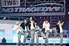 Boy band TWS performs a track ″You, You″ from its fifth EP ″No Tragedy″ at Yes24 Live Hall in eastern Seoul on April 27. [NEWS1]