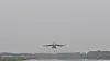 A Chinese Y-20B strategic transport aircraft departs for South Korea on April 20 to carry back the remains of Chinese soldiers who were killed in fighting during the 1950-53 Korean War. [XINHUA/YONHAP]