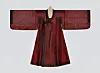 A round-collar robe worn by Prince Ui (1897-1970), on display at ″Folded Time, Unfolded Memory: Andong Palace″ exhibition at the Seoul Museum of Craft Art on April 28 [SEOUL MUSEUM OF CRAFT ART]
