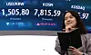 An electronic display board at Hana Bank's trading room in central Seoul shows the Kospi closing on May 21. The index closed above 8.42 percent as Samsung Electronics workers suspended a strike after reaching a tentative wage deal. [NEWS1]