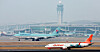 Planes move on the apron at Incheon International Airport on March 16. [NEWS1]