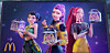 Fictional girl group HUNTR/X from the Netflix animation ″KPop Demon Hunters″ (2025) promotes McDonald's meals in an advertisement. [SCREEN CAPTURE]