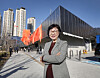 Seoul Museum of Art Director Choi Eun-ju poses in front of the newly-opened Seo-Seoul Museum of Art in Geumcheon District, southern Seoul, on March 13. [PARK SANG-MOON]