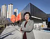 Seoul Museum of Art Director Choi Eun-ju poses in front of the newly-opened Seo-Seoul Museum of Art in Geumcheon District, southern Seoul, on March 13. [PARK SANG-MOON]