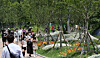 People walk through Haeundae Arboretum in Haeundae District, Busan, in May 2021. [SONG BONG-GEUN]