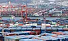 Shipping containers at a dock in Busan on March 31 [NEWS1]