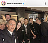 From left in the front row, France's first lady Brigitte Macron; French President Emmanuel Macron; actor Jeon Jong-seo; singers Felix of Stray Kids and Psy and actors Jun Ji-hyun and Noh Sang-hyun pose for a photo. The photo was uploaded to the French President's Instagram on April 3. [SCREEN CAPTURE]