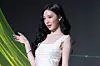 aespa’s Ningning poses for photos during a press conference for the release of the group’s second full-length album “Lemonade” at Sofitel Ambassador Seoul Hotel in southern Seoul on May 28. [DANIELA GONZALEZ PEREZ]