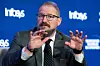 Qualcomm CEO Cristiano Amon speaks during the Semafor World Economy 2026 conference in Washington on April 13. [AFP/YONHAP]