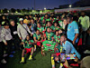 Players from Cameroon pose for a group photo after winning the Korea Africa Cup of Nations football tournament held in Pyeongtaek, Gyeonggi, on May 24. [NA SEON-JIN]