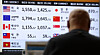 Foreign exchange rates are displayed on an electronic board at Incheon International Airport Terminal 1 on March 18. [NEWS1]