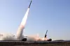 North Korea test-fires an upgraded large-caliber multiple rocket launcher system to assess its effectiveness on Jan. 27, in this photo released by the Korean Central News Agency on Jan. 28. [YONHAP]