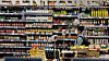 A person shops at a supermarket in central Seoul on April 20. [NEWS1]