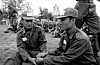 Civilians detained at a Samcheong Re-education Camp undergo “purification education″ during the Chun Doo-hwan military regime (1980-1988). [JOONGANG ILBO]