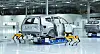 Spot robot dogs, developed by Boston Dynamics, inspect a car at Hyundai Motor Group Metaplant America in Georgia. [HYUNDAI MOTOR]
