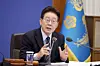President Lee Jae Myung speaks during the 22nd Cabinet meeting and the ninth emergency economic review meeting held at the Blue House on May 20. [JOINT PRESS CORPS]