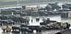 Military vehicles are seen parked at Camp Humphreys in Pyeongtaek, Gyeonggi on July 16, 2025. [NEWS1]