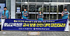 Members of a teachers' group protest a recent stabbing by a student in front of the provincial education office in South Chungcheong on April 14. [YONHAP]