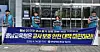 Members of a teachers' group protest a recent stabbing by a student in front of the provincial education office in South Chungcheong on April 14. [YONHAP]