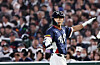 Korea's Lee Jung-hoo reacts during a World Baseball Classic game against Japan at the Tokyo Dome in Tokyo on March 7. [NEWS1]