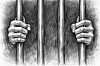 An illustration of a person behind bars [JOONGANG ILBO]