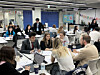 International students participate in an entrepreneurship program hosted by Kyung Hee University Campus Town in April 2024. K-Startup Grand Challenge, government initiative aimed at discovering and supporting start-ups run by foreigners, opened its recruitment on May 6. [SEOUL METROPOLITAN GOVERNMENT]