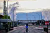 An entry gate to the PCK Schwedt refinery in Schwedt, northeastern Germany, is pictured at the company's plant on April 30, one day before Russia will halt the pipeline flow of Kazakh oil to Germany, citing technical reasons. The stoppage from May 1 will impact the PCK refinery, run by the German subsidiary of Russia's state-owned oil company Rosneft, that supplies much of the Berlin region and the capital's international airport with fuel. The move by Moscow comes amid Russia's war against Ukraine and a global energy crisis sparked by the US-Israeli war against Iran, which has caused major disruptions to global oil and gas markets. [AFP/YONHAP]