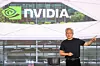 Nvidia CEO Jensen Huang speaks at the companywide convention at their T17 and T18 plots in Shilin-Beitou Technology Park in Taipei, Taiwan, on May 27. [AFP/YONHAP]