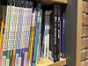 TOPIK II Pass Recipe and practical mock test books line a bookshelf in a bookstore in Mapo District, western Seoul, on April 15, 2025. [KOREA JOONGANG DAILY]