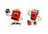 An image of the two new mascots of Nongshim Shin Ramyun [NONGSHIM]