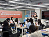 International students participate in the K-beauty Global Live Commerce class at the Seoul Global Student Center in Sinchon, western Seoul, on April 22. [LEE TAE-HEE]
