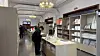 The merchandise zone of the BTS pop-up store on the fourth floor of The Heritage at Shinsegae The Main in Jung District, central Seoul. [WOO JI-WON]