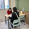 A student participates in a job consultation session during the Career Day event held at the Seoul Global Student Center in Sinchon, western Seoul, on April 15. [SEOUL GLOBAL CENTER]
